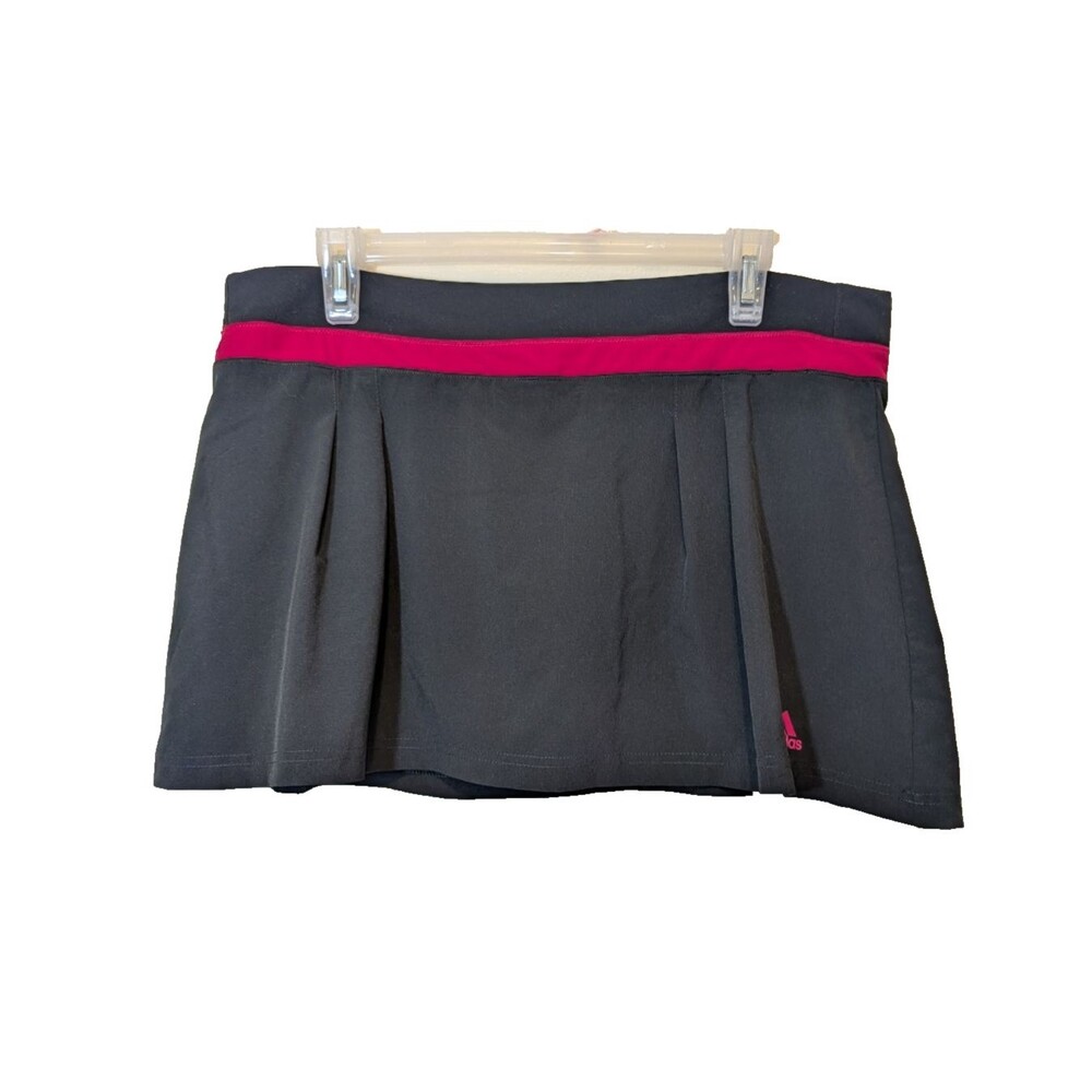 Adidas Women's Mini Skort Climalite Black Tennis Sports Athletic US Size Large